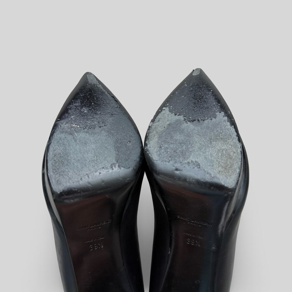Saint Laurent Janis Studded Platform Pumps - Picture 8 of 8